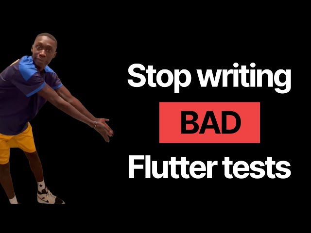 The Flutter testing framework you have been missing