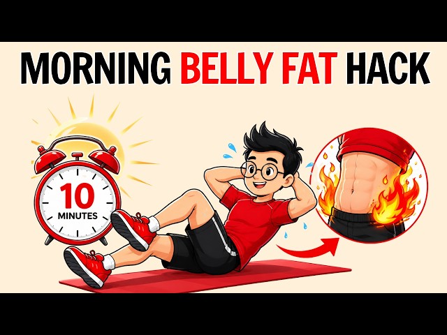 10 Minutes Every Morning Kills Cortisol Belly Fast | Science Explained