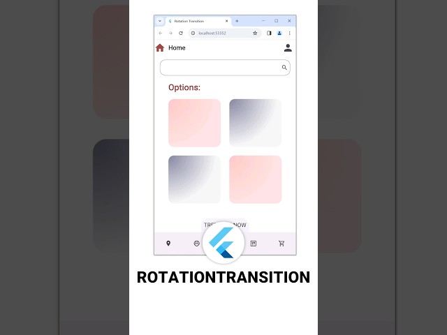 📱🔥🔥Animate rotating widgets - Flutter RotationTransition widget tutorial.