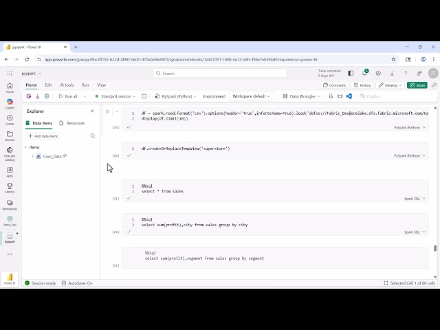 🐍 PySpark Tutorial for Microsoft Fabric | FREE Notebook - 13 Sections from Basics to Delta Tables
