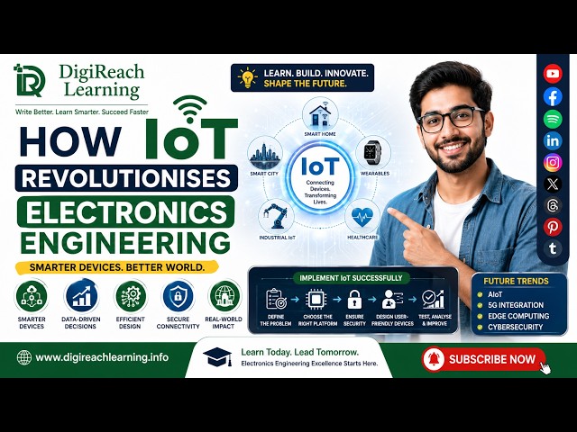 How IoT Is Revolutionising Electronics Engineering: Smart Technology Guide | DigiReach Learning