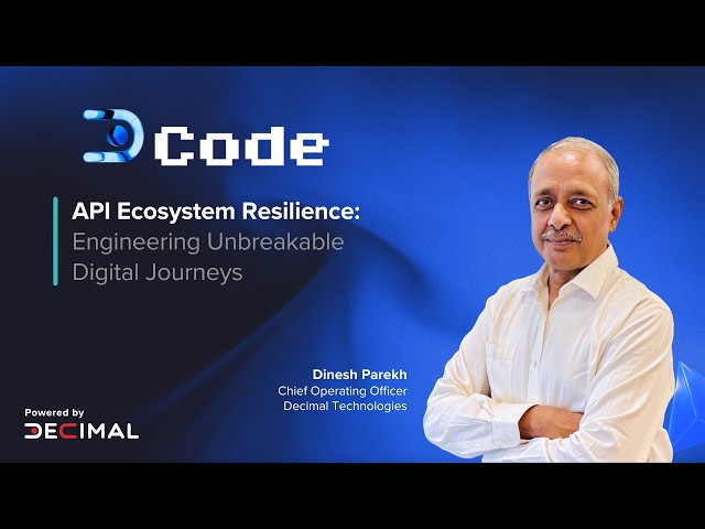 DCode with Decimal Series: 1 | Integration Intelligence as API Ecosystem Resilience