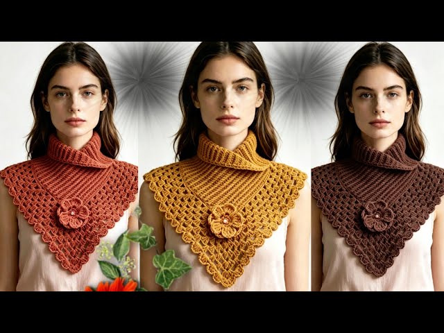 ⛔️ Uffff!! El súper CUELLO a crochet que más se TEJE Y SE VENDE para fín de Año. 😱😱