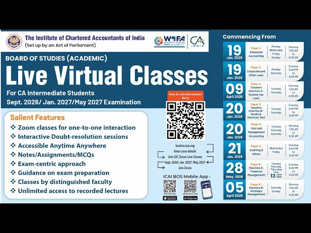Intermediate Paper 1:AA | Topic: Financial Statement of Companies...| Session 1 | 25 Jan, 2026