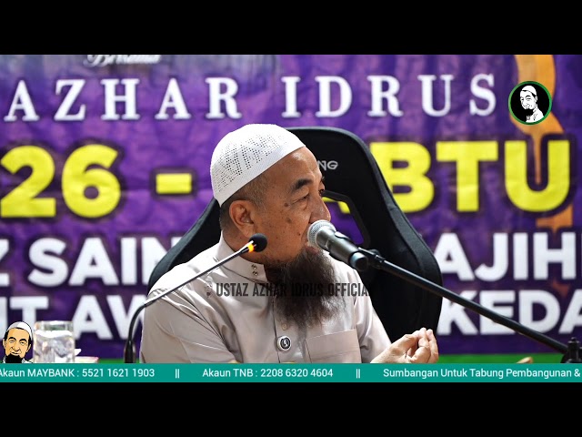 🔴LiveUAI 18/07/2026 Kuliah Dhuha - Ustaz Azhar Idrus