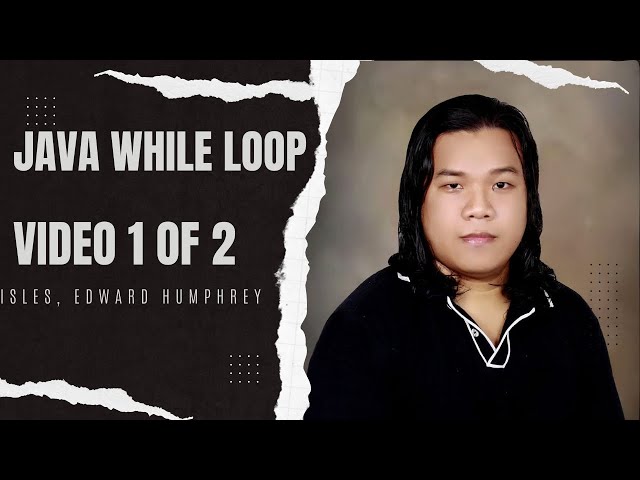 059 - Tagalog Java Programming - While Loop 1 of 2