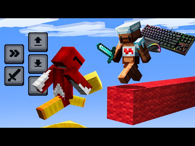 Minecraft PC Pro Vs #1 Mobile Player...