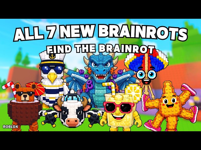 How To Get All 7 NEW BRAINROTS in Find the Brainrot [502] | Roblox