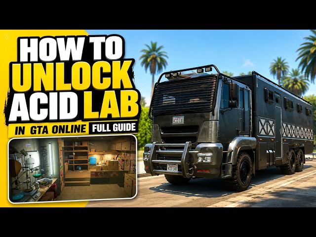 How to UNLOCK ACID LAB in GTA ONLINE FULL GUIDE