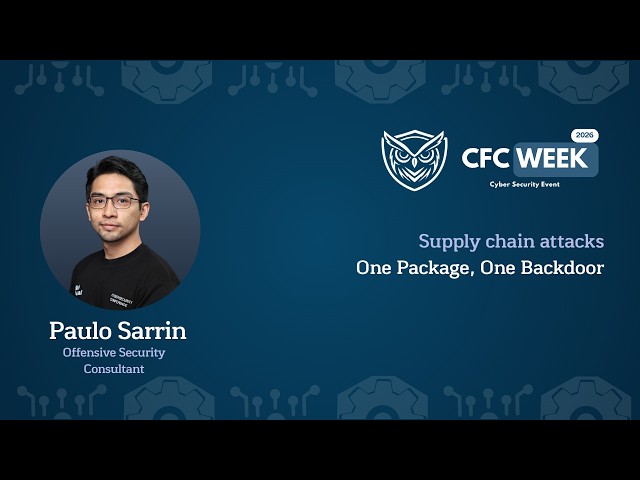 Supply chain attacks: One Package, One Backdoor
