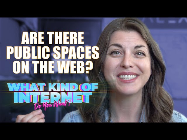 Are there public spaces on the web?