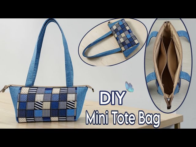 DIY Cara Membuat Tas/Mini Tote Bag Tutorial & Pattern