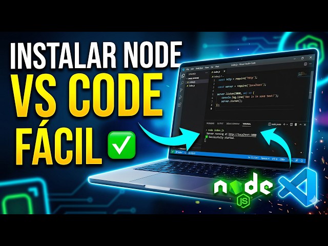 Como instalar Node JS en Visual Studio Code (PASO A PASO SIN ERRORES)