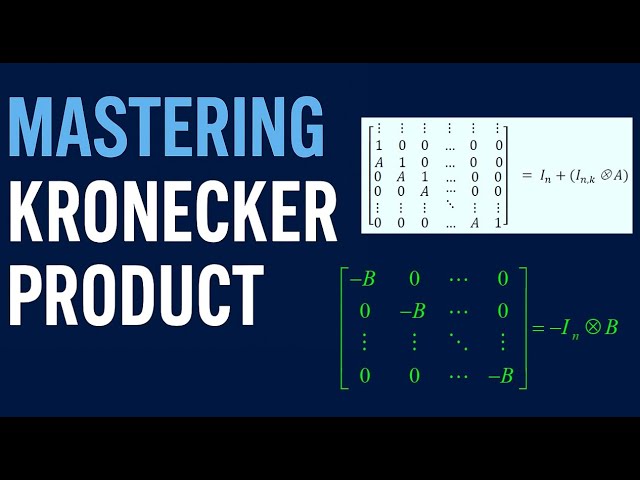 Mastering LQ Optimal Control: Kronecker Products & Matrix Structures Explained