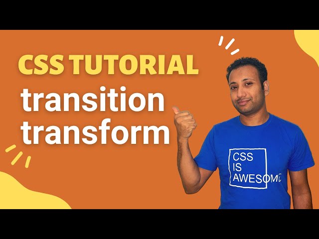 css full course bangla tutorial 50 : Animation | transition and transform