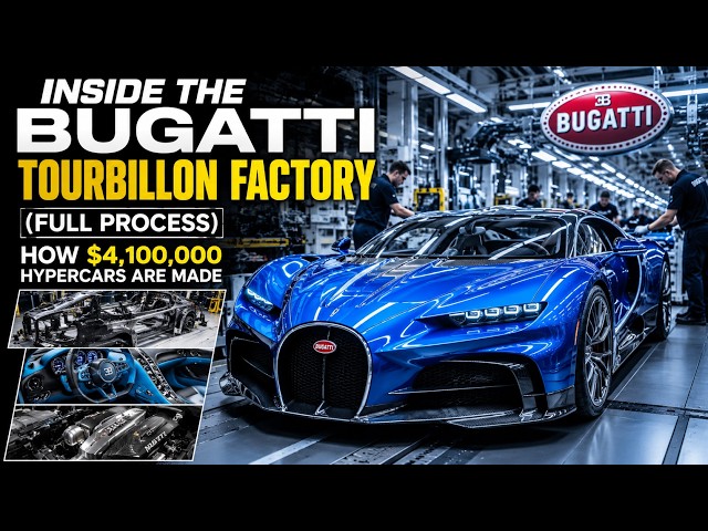 Manufacturing Bugatti Tourbillon – Step-by-Step V16 Hypercar Assembly Process