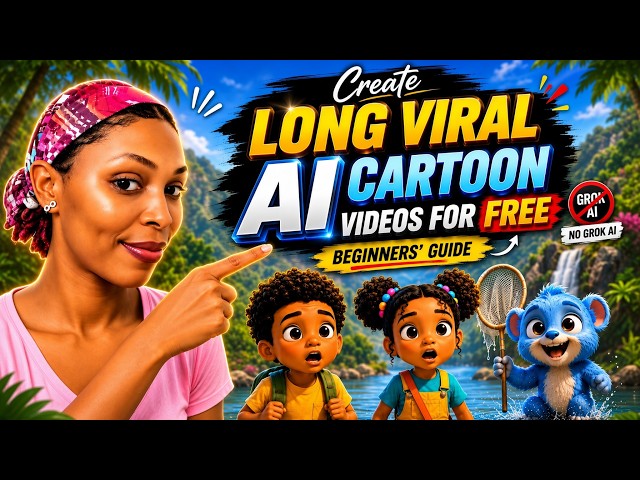 How to Create Long AI Cartoon Videos for FREE | Step By Step Tutorial (Beginner’s Guide)