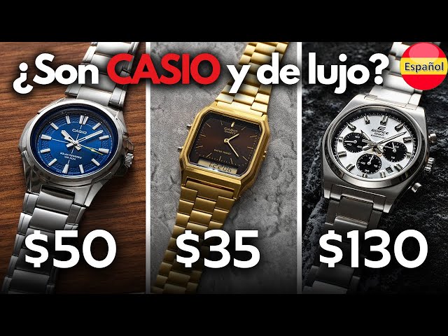 15 relojes Casio que lucen más costosos de lo que realmente son.