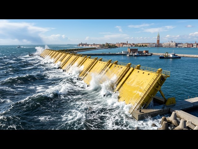How Venice's Invisible Sea Wall Actually Works (MOSE Barrier)