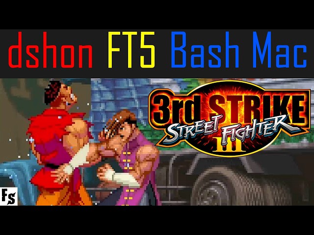 Street Fighter III: Third Strike - dshon [Sean] vs Bash Mac [Yang] (Fightcade FT5)