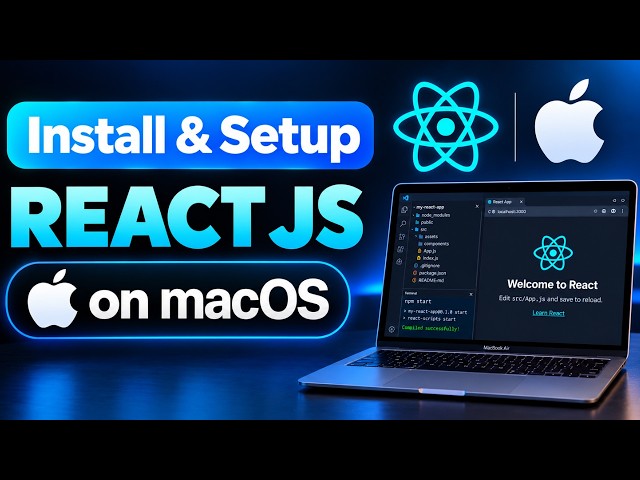 How to Install and Setup React JS on Mac OS in VS Code 2026 | Run ReactJS in MacBook