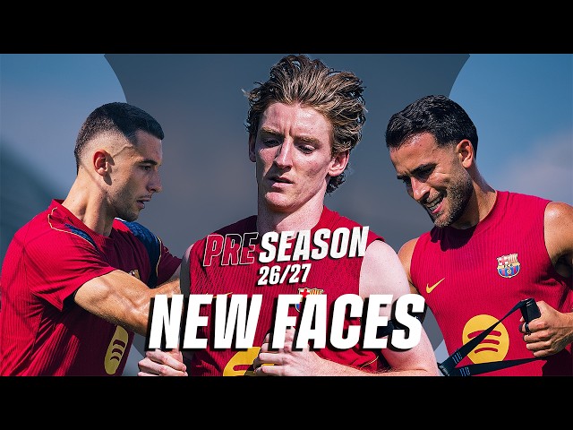 GORDON, ERIC GARCIA & JOAN GARCIA RETURN to FC Barcelona Preseason training 🔵🔴
