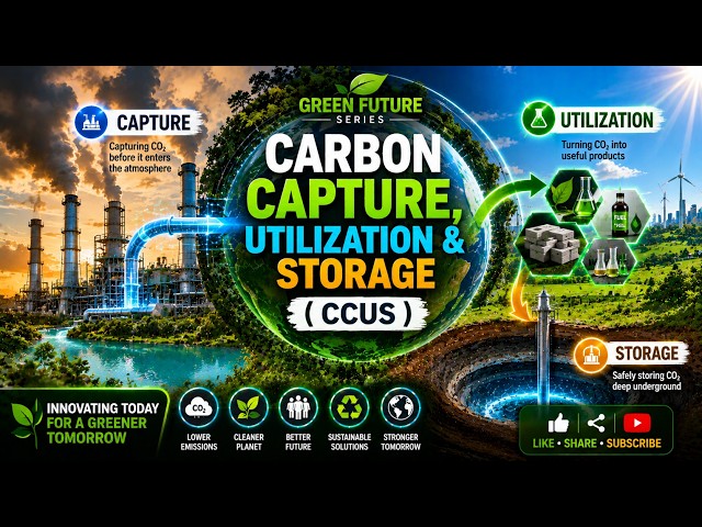 🌱 Carbon Capture, Utilization and Storage (CCUS) | Green Future Series 🌱