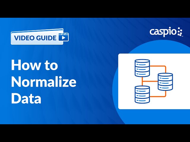 How to Normalize Data