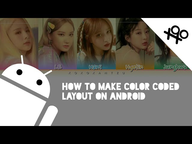 HOW TO MAKE Color Coded Lyrics [JAEGUCHI layout (5 members ver.)] on Android | xoxoxantzu