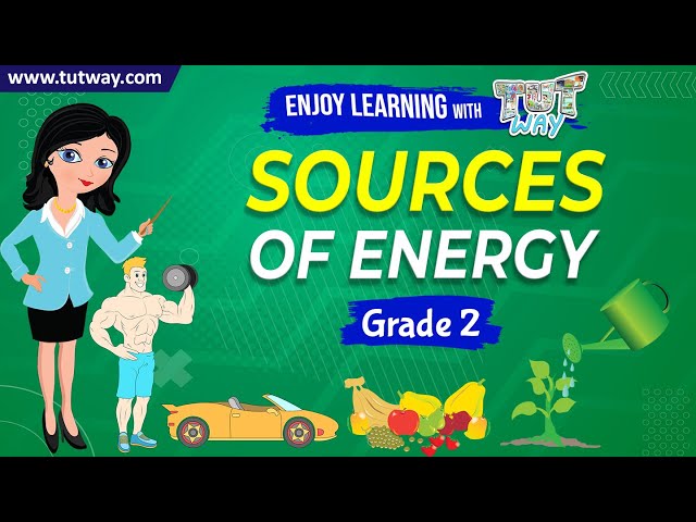 Sources of Energy | Energy Forms | Science | Grade -2,3