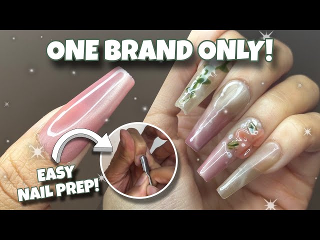 I Used ONLY ONE Nail Brand for This Entire Set… See What Happened 😳 + Easy Nail Prep!