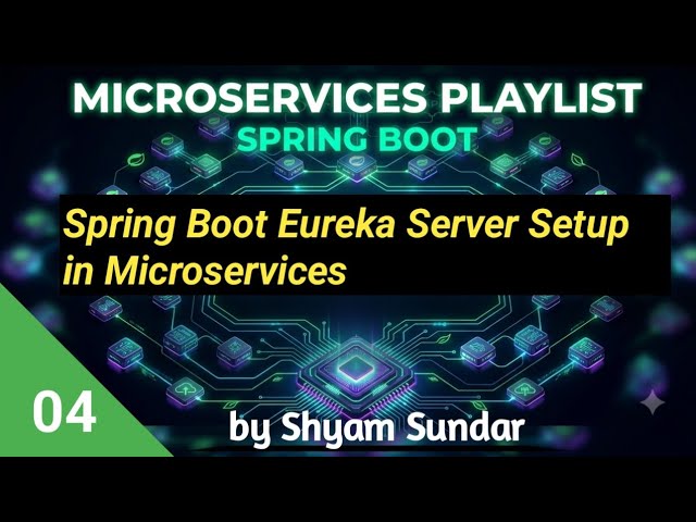 Spring Boot Eureka Server Setup in Microservices | Step-by-Step Tutorial