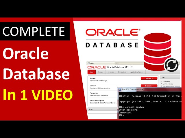 Oracle Database in One Video | Oracle DBA Database Tutorial and PL/SQL Training