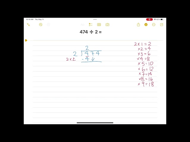 Lesson 6: Division - Long Division Basic Math Skill