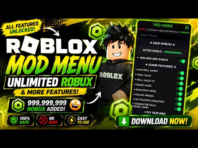 Roblox Mod Menu v2.734.917 Unlimited Robux | Roblox Mod Apk Unlimited Robux | ROBLOX MOD MENU