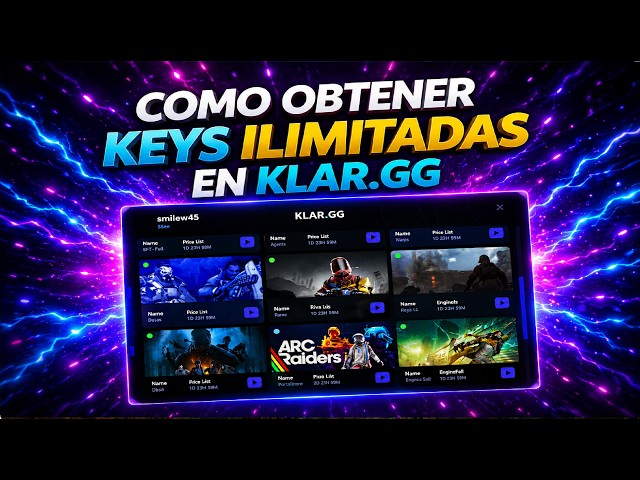 COMO OPTENER HACK PARA CUALQUIER JUEGO (KLAR.GG)