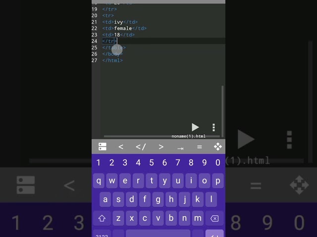 How to Create a Table in Html Using Anwriter