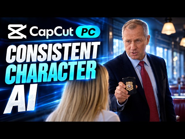 Consistent Character AI: I Turned 3 Portraits into a Short Film with CapCut PC's AI Filmmaking Tool