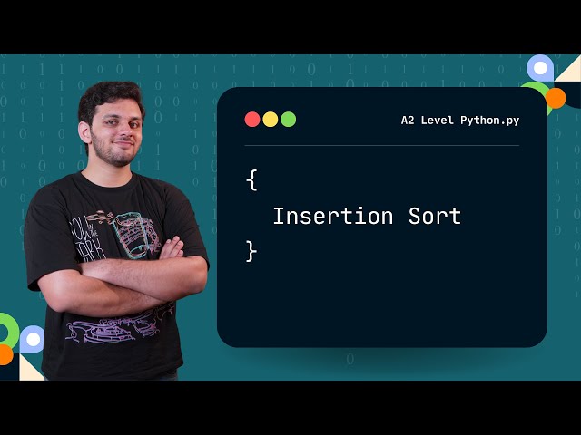 Insertion Sort in Python Explained | A Level CS 9618 Paper 4
