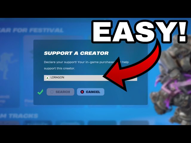 How to get a Support-a-Creator Code in Fortnite! 😁 (EASY)