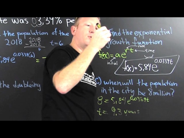 Exponential function word problem