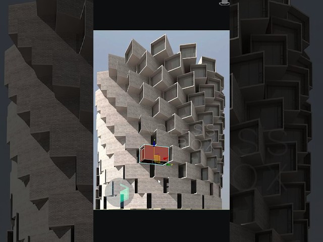 Parametric tower in #3dsmax