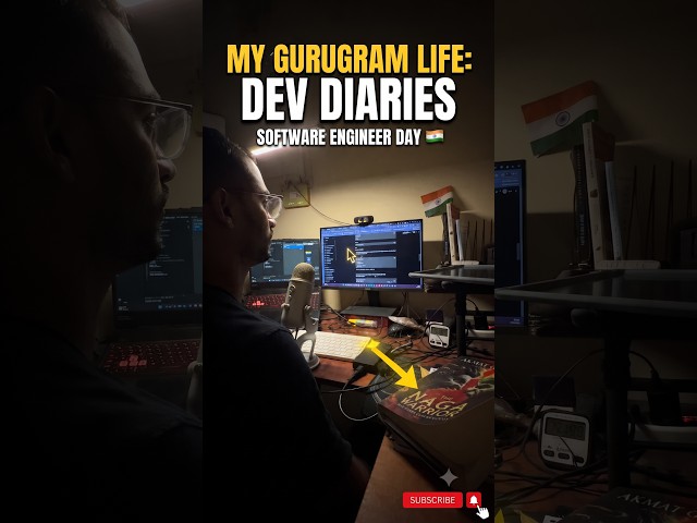 A Day in the Life of a Software Engineer in Gurugram 🇮🇳 | Coding, Chai & Tech Life