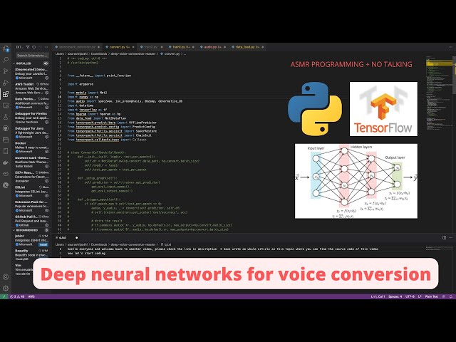 Imitate Voice of Famous People Using Python - ASMR Programming - No talking