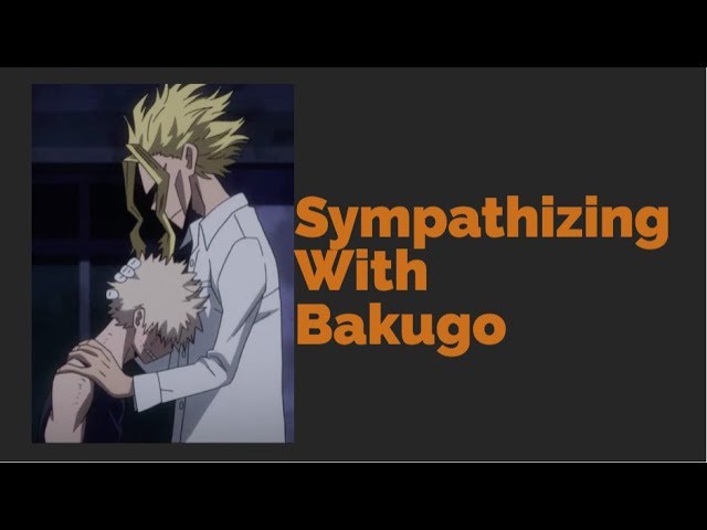 My Hero Academia - Sympathizing With Bakugo