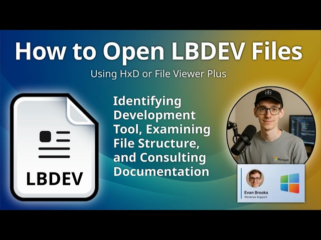 How to Open LBDEV Files (Unknown Format)