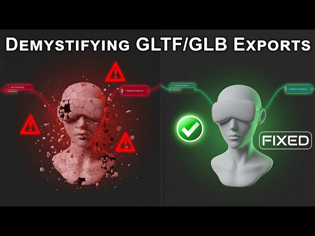 Master Exporting in Blender - Fix GLB/glTF Exports and Learn Why They Break