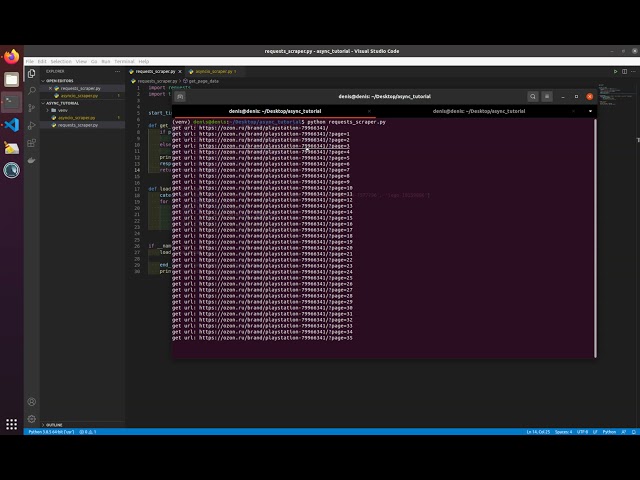 Пишем асинхронный scraper на Python + asyncio + aiohttp