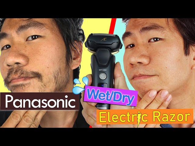 Panasonic Arc5 Electric Shaver Rechargeable Razor Demo and Results