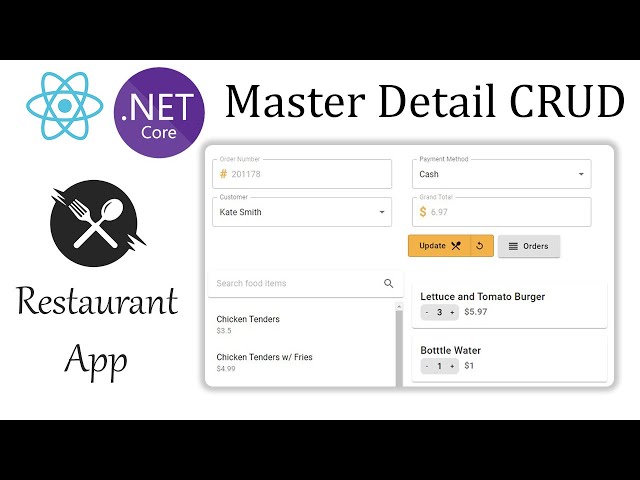 Asp.Net Core Web API Master Detail CRUD